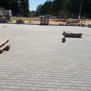 Укладка тротарной плитки